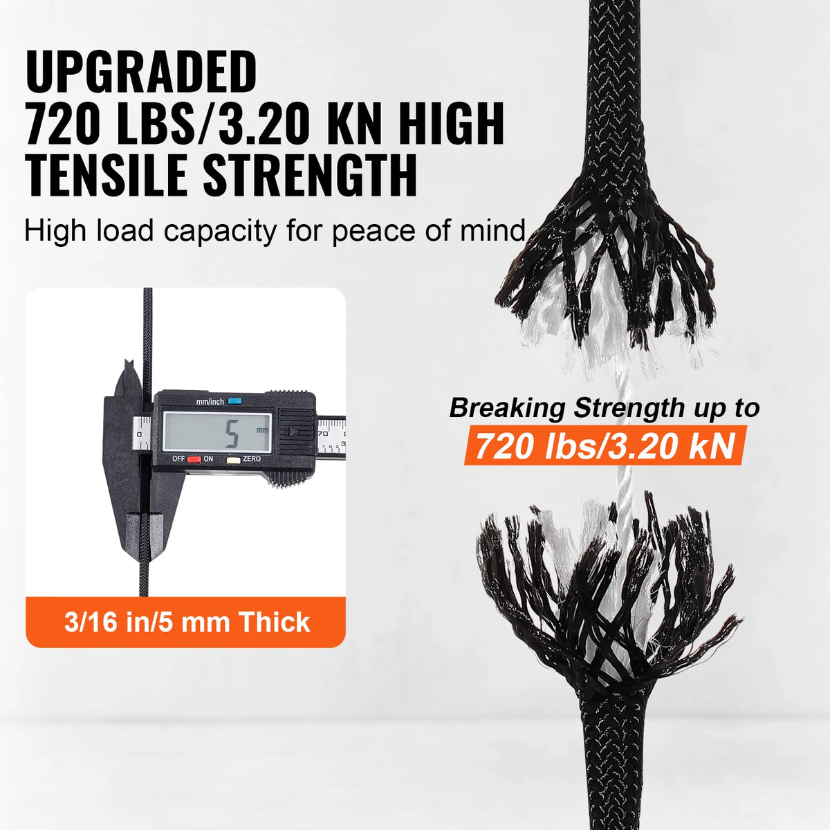 SucceBuy Durable Nylon Cord For Outdoor And Emergency Tasks