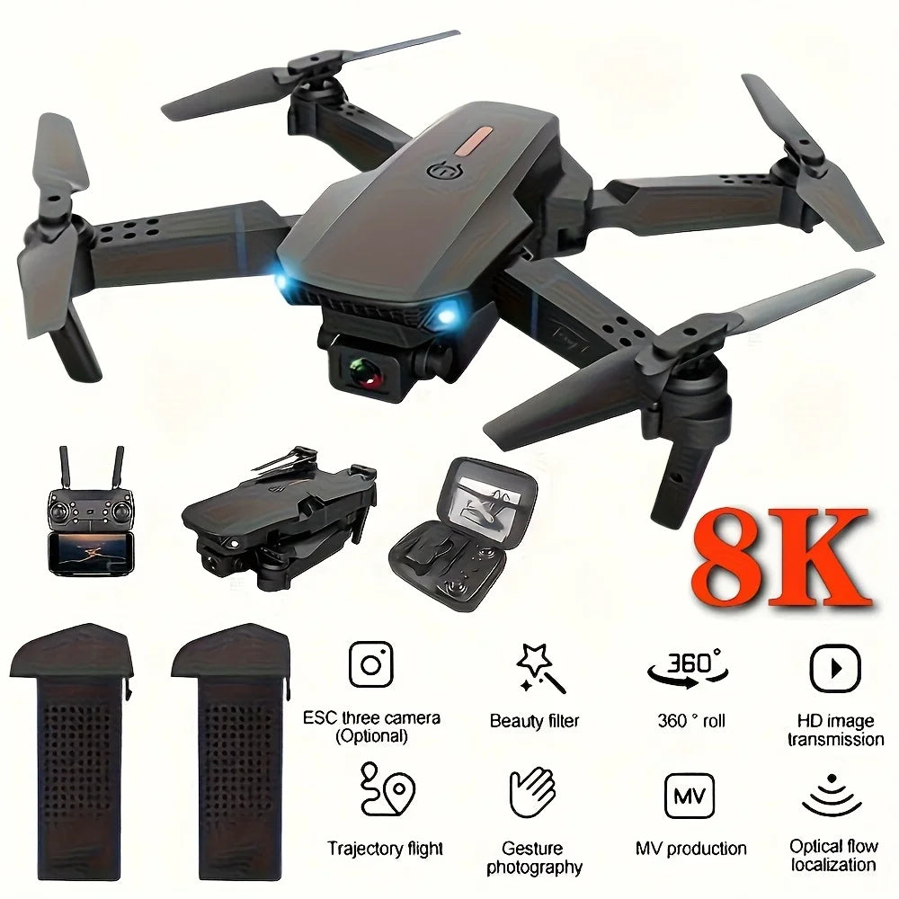 Compact Foldable Drone Featuring Dual Camera And Intelligent Return