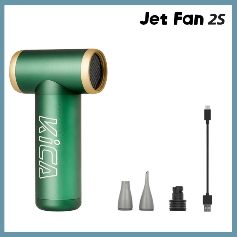 KiCA JetFan 2S Portable Rechargeable Handheld Air Blower
