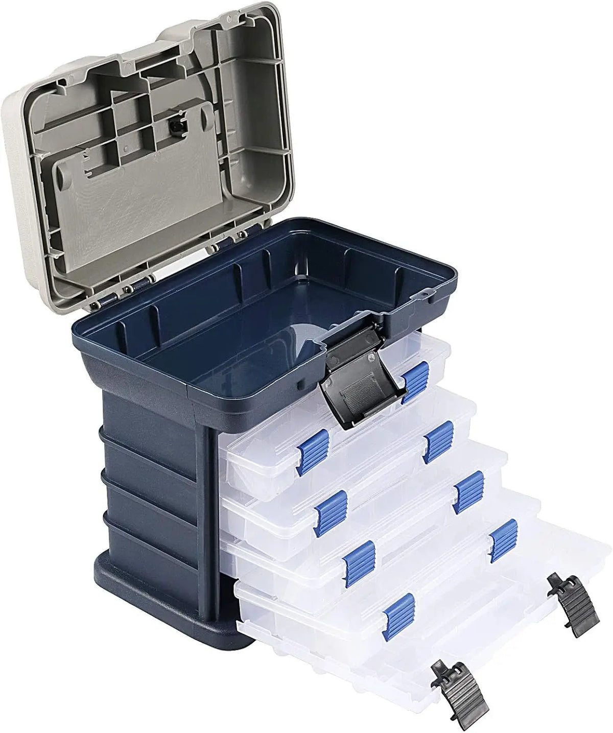 Zoe Multi Functional Fishing Tackle Box Kit With Pliers