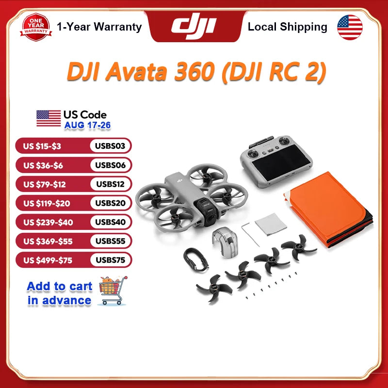 DJI Avata 360 Drone Features Advanced 8K Aerial Camera