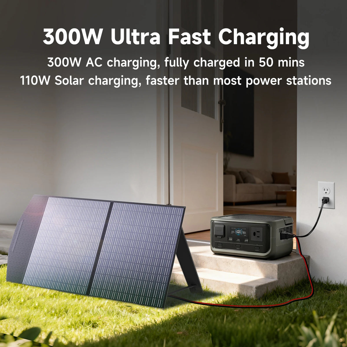 Allpowers Volix P300 Portable Power Station Featuring LiFePO4 Battery