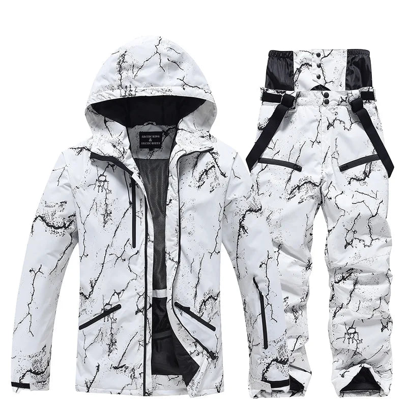 Arctic Queen Waterproof Ski Suit Jacket Pants Snowboard Outdoor Set