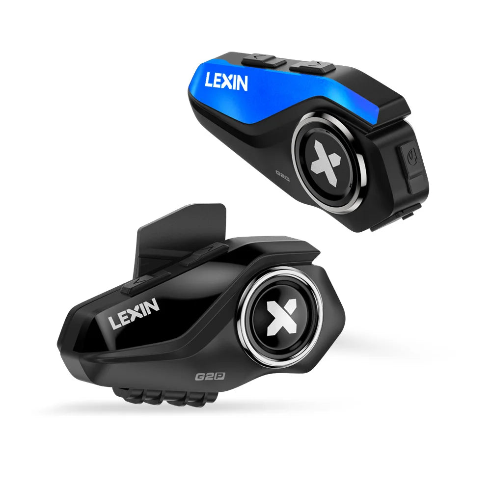 Lexin G2P Bluetooth Motorcycle Intercom Headset With FM Radio