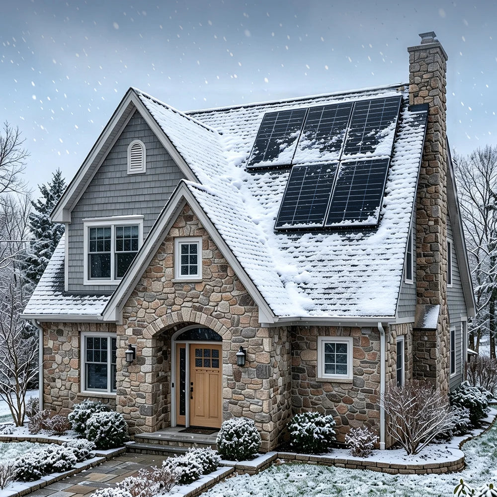 RVPOZWER Bifacial N-Type Monocrystalline Solar Panel for Off-Grid Power