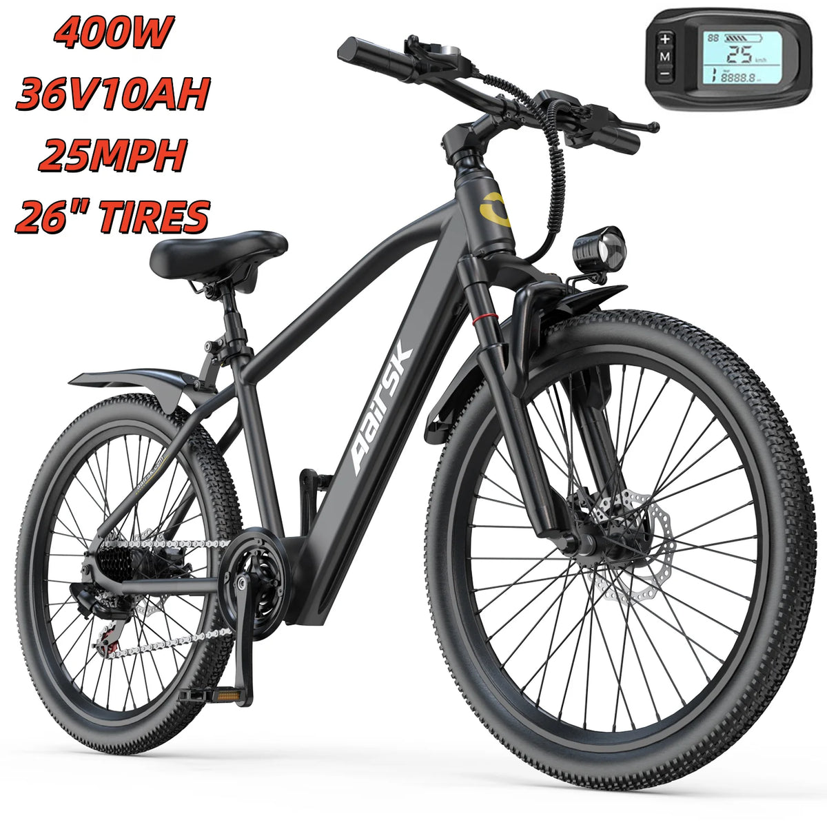 EOEOTWO Fat Tire Electric Bike For Commuting And Travel