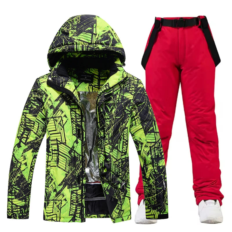 Arctic Queen Winter Snowboard Suit And Ski Jacket Set