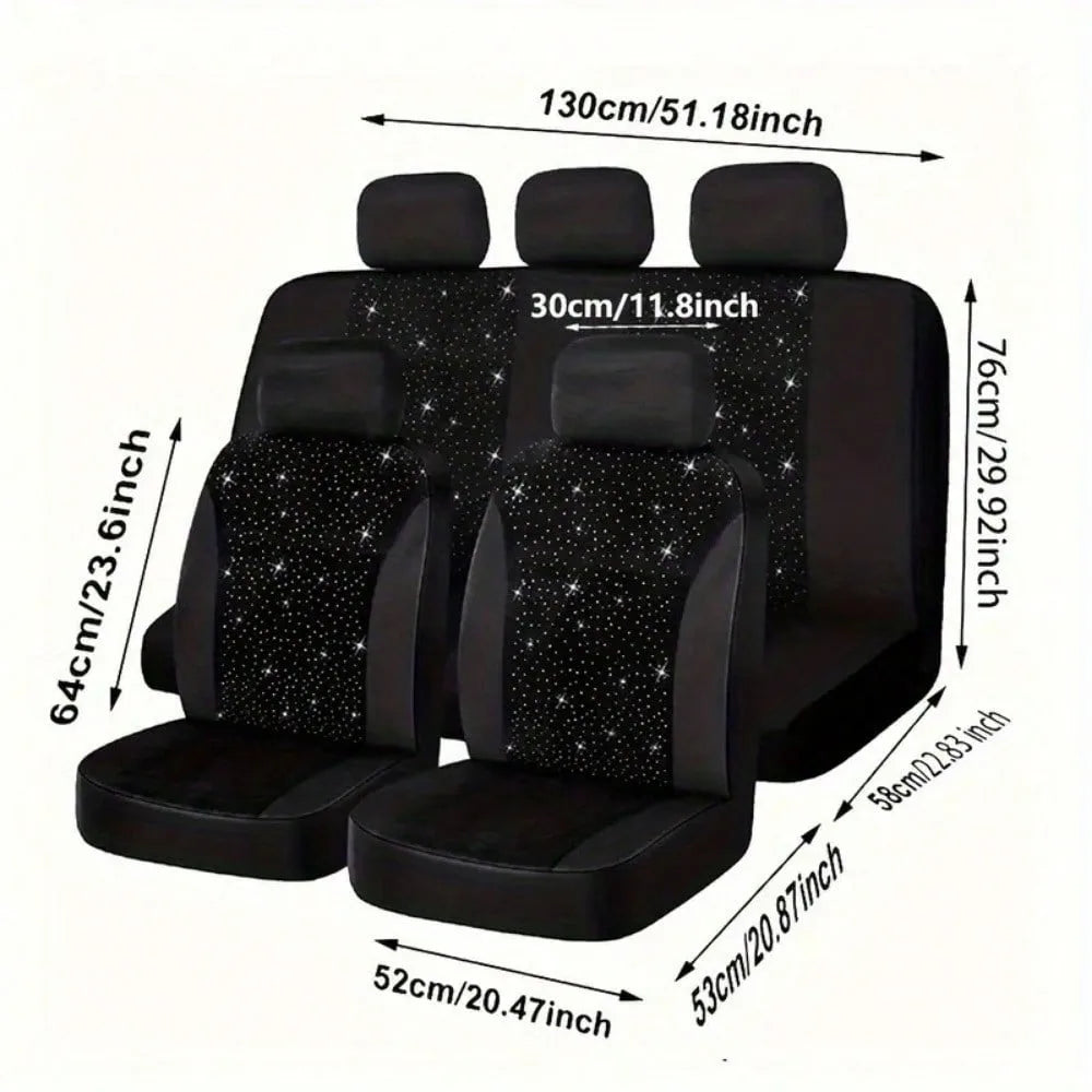 Luxury Faux Leather Car Seat Cover Set For All Seasons