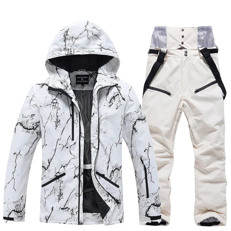 Arctic Queen Waterproof Ski Suit Jacket Pants Snowboard Outdoor Set