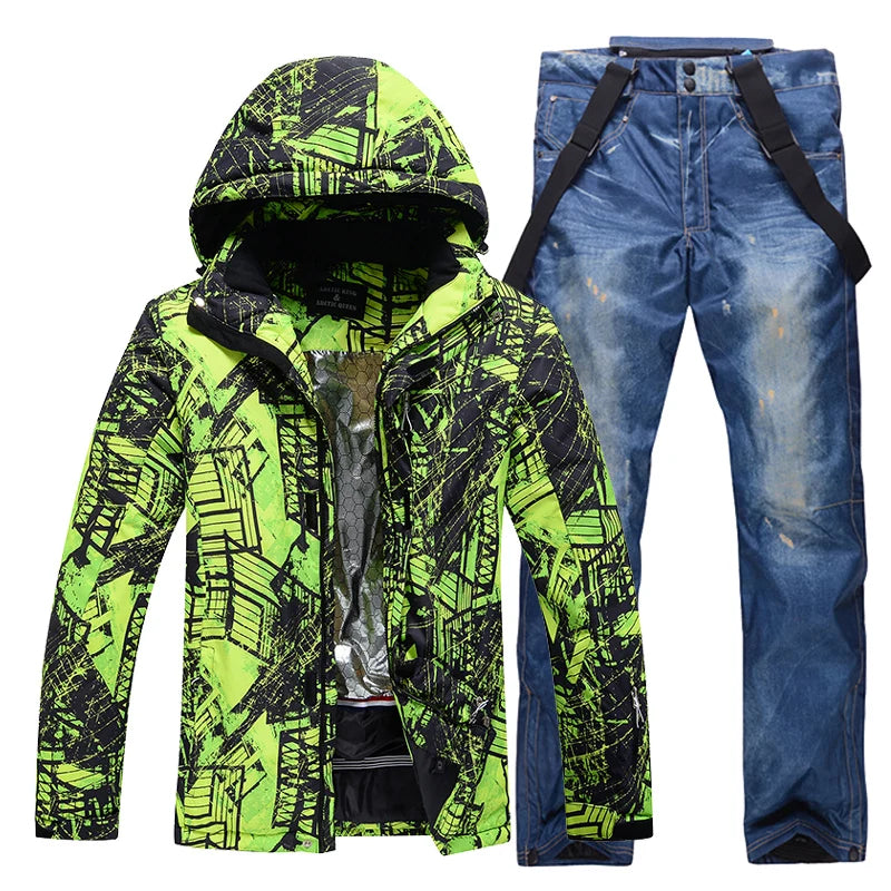 Arctic Queen Winter Snowboard Suit And Ski Jacket Set