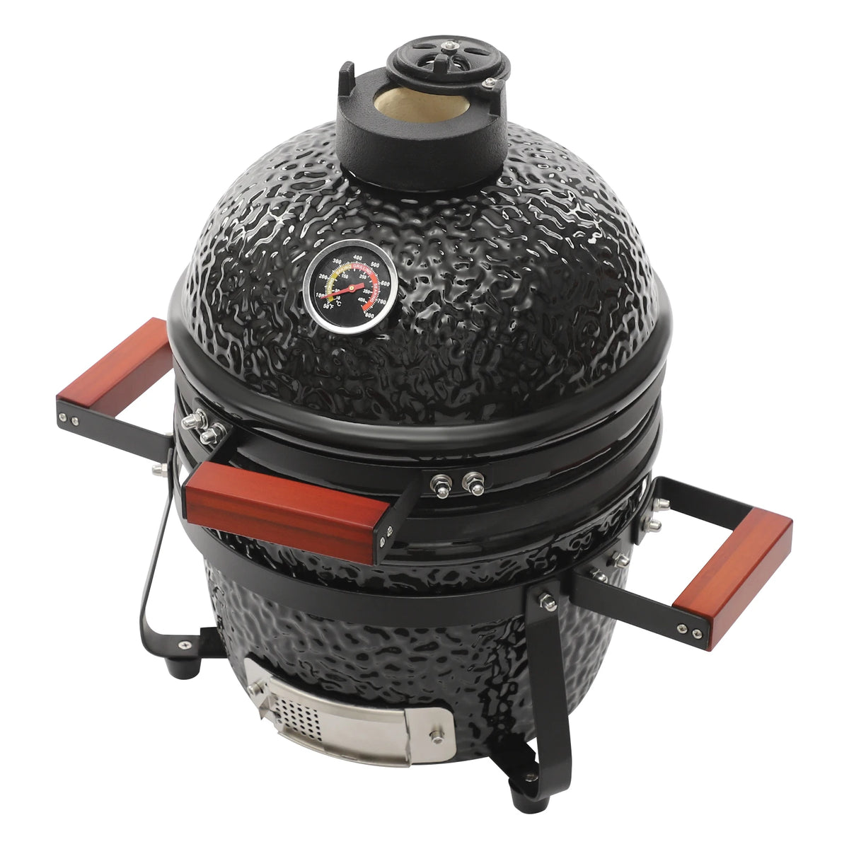 Bymaocar Freestanding Ceramic Charcoal Grill For Backyard Patio Cooking