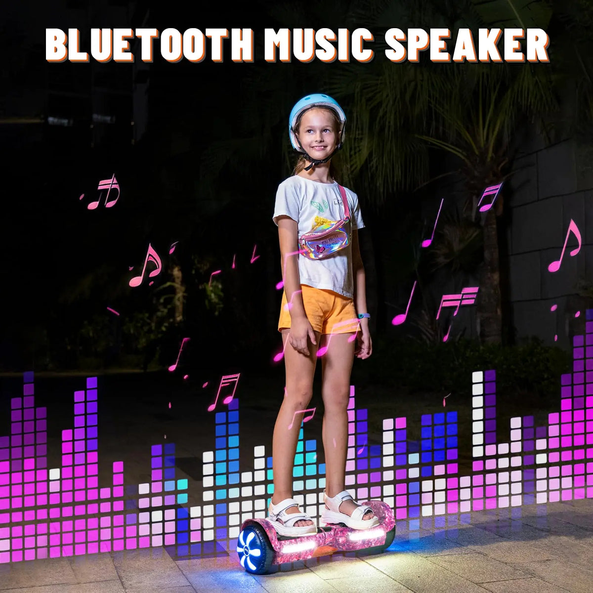 Electric Self Balancing Scooter With Bluetooth Speaker UL2272 Certified
