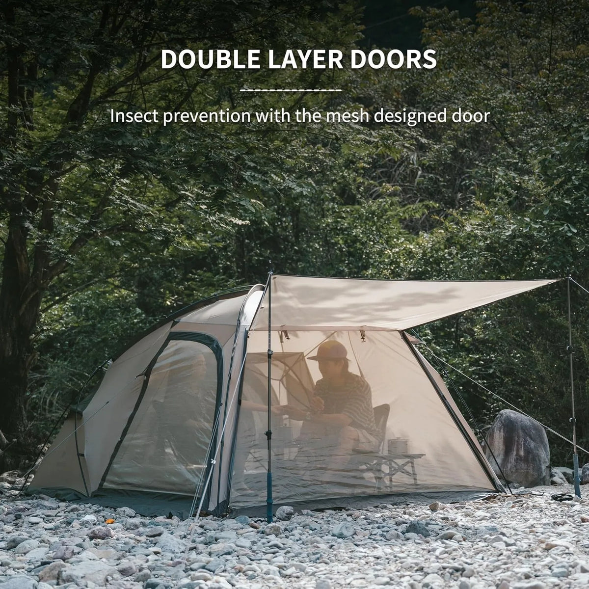 Naturehike Massif Hot Tent With Stove Jack Waterproof Windproof