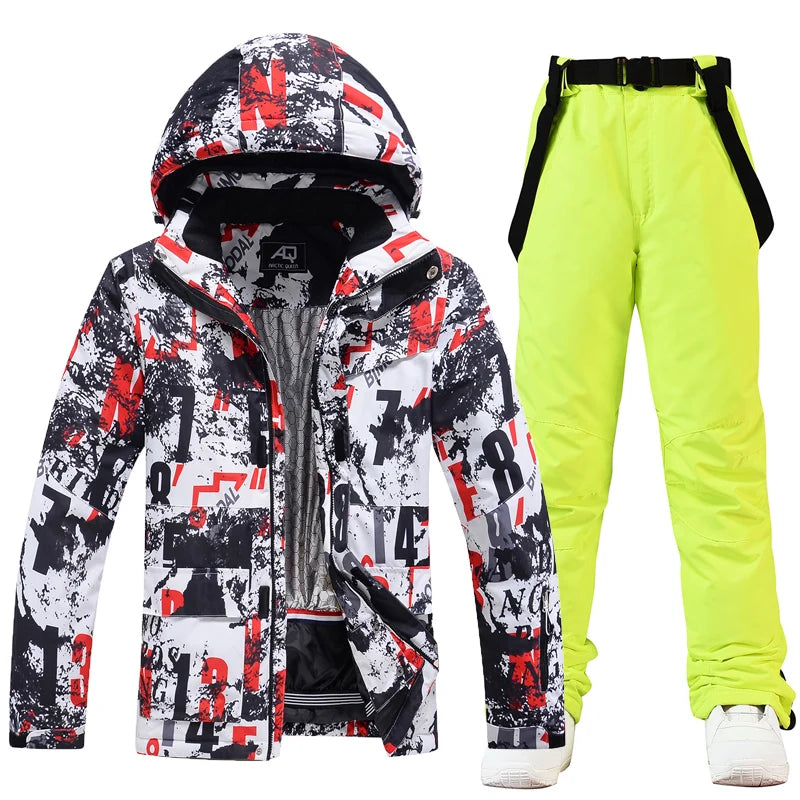 Arctic Queen Winter Snowboard Suit And Ski Jacket Set