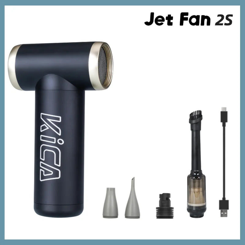 KiCA JetFan 2S Portable Rechargeable Handheld Air Blower