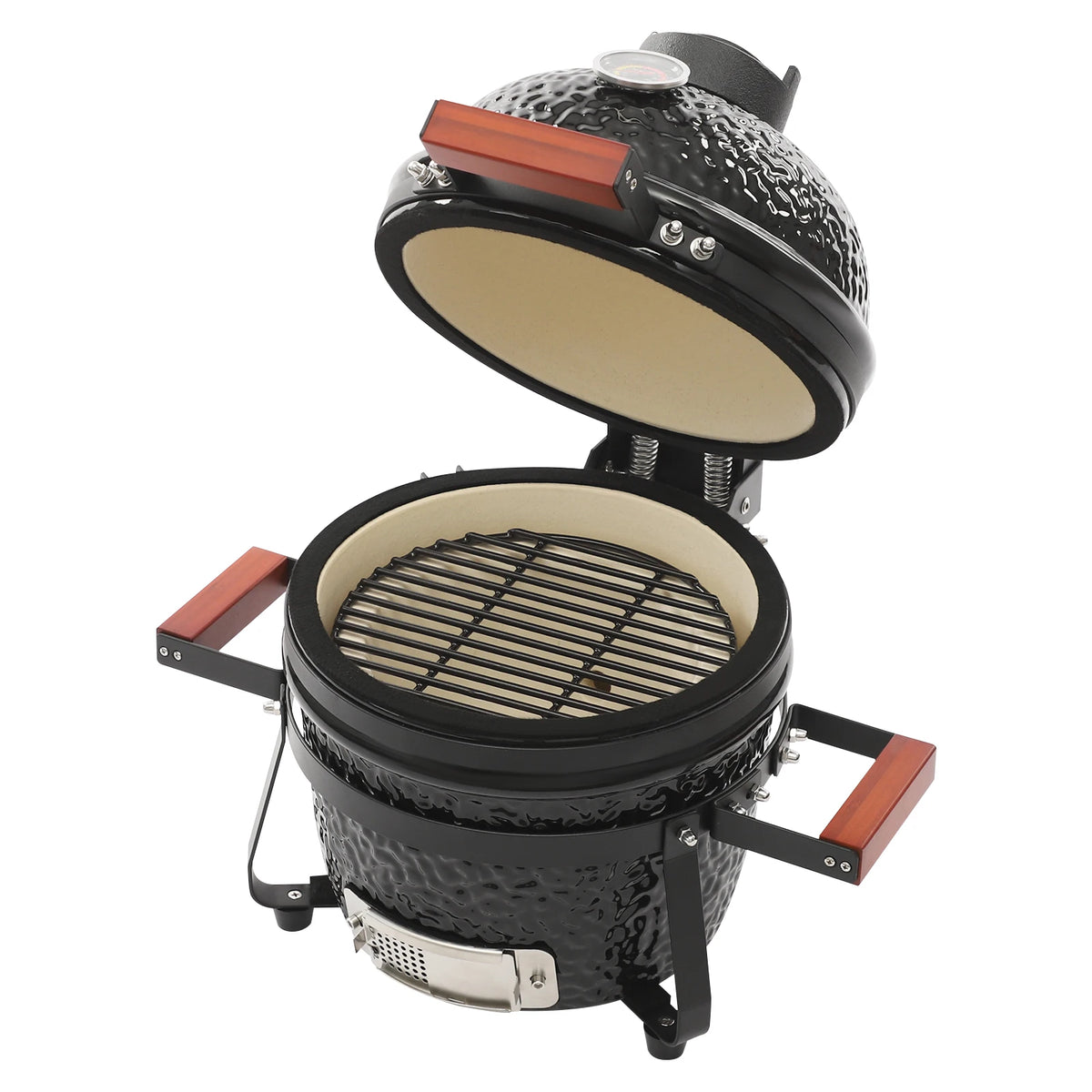 Bymaocar Freestanding Ceramic Charcoal Grill For Backyard Patio Cooking