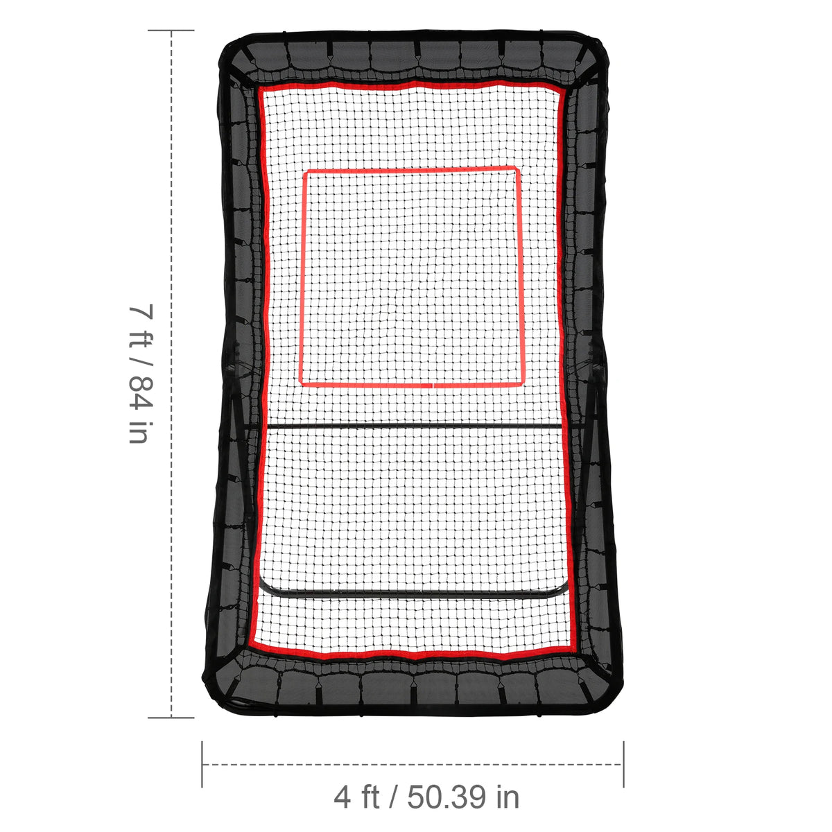 SucceBuy Adjustable Lacrosse Rebounder Net For Baseball Softball Sports Practice