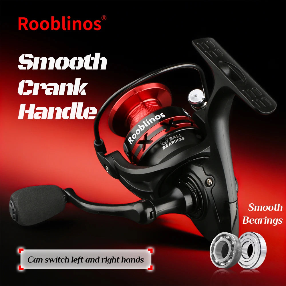 Rooblinos HT Spinning Reel 5.2 Aluminum Sea Lake Lure Casting