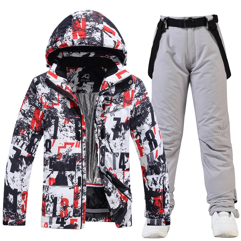 Arctic Queen Winter Snowboard Suit And Ski Jacket Set