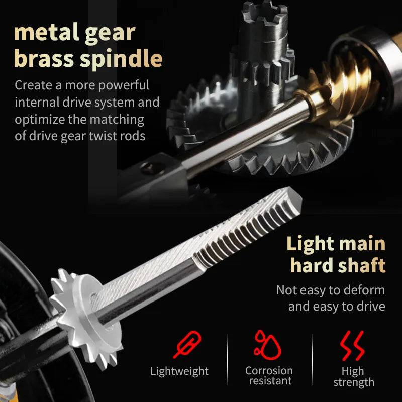 Dual Rotating Fishing Reel With Aluminum Body And Smooth Operation