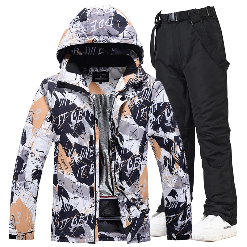 Arctic Queen Winter Snowboard Suit And Ski Jacket Set
