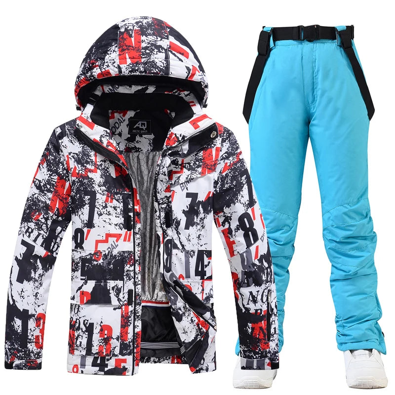 Arctic Queen Winter Snowboard Suit And Ski Jacket Set