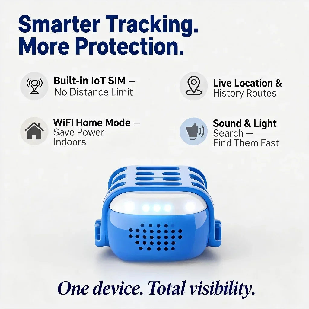 WANWAYTECH GPS Pet Tracker With Unlimited Distance Tracking