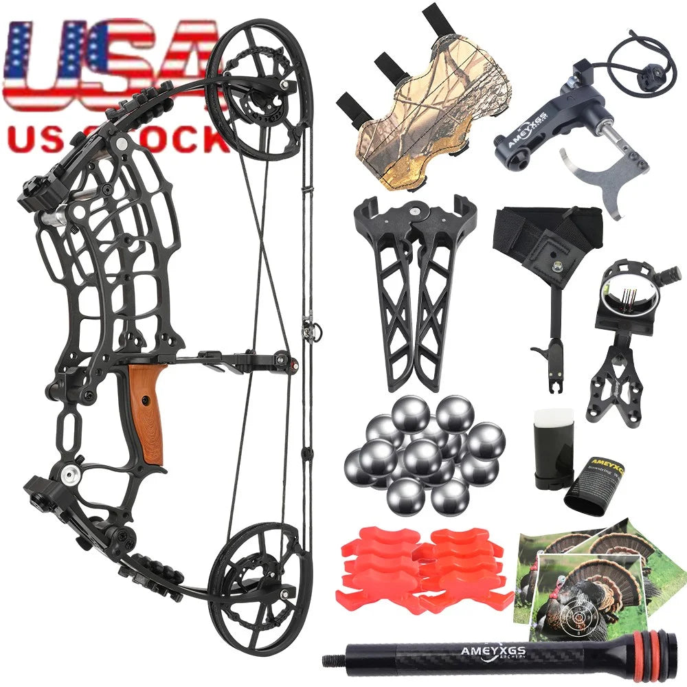 Professional Archery Compound Bow Optimized For Fast Velocity And Aim