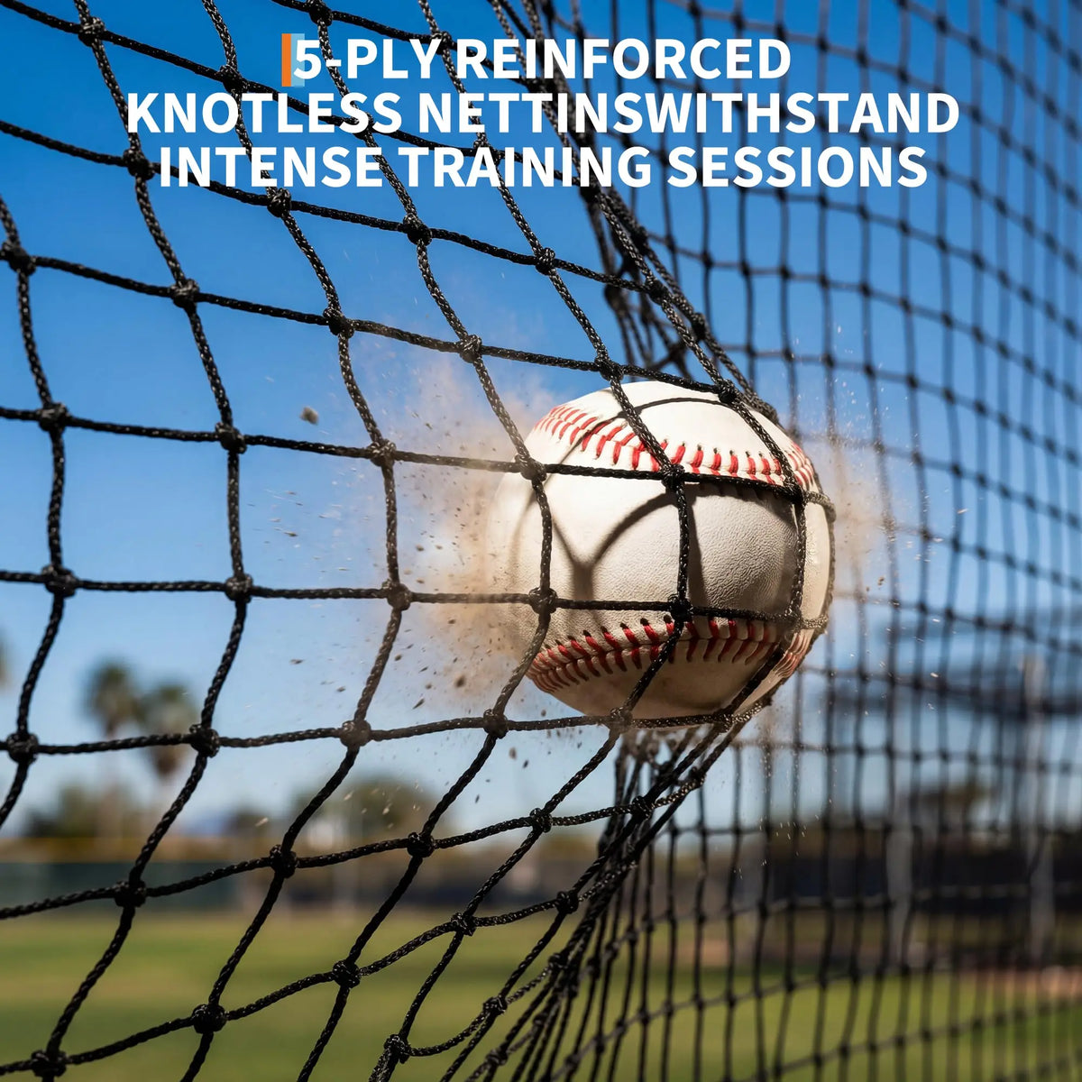HiMISS Baseball Batting Cage With Frame And Net Outdoor Training