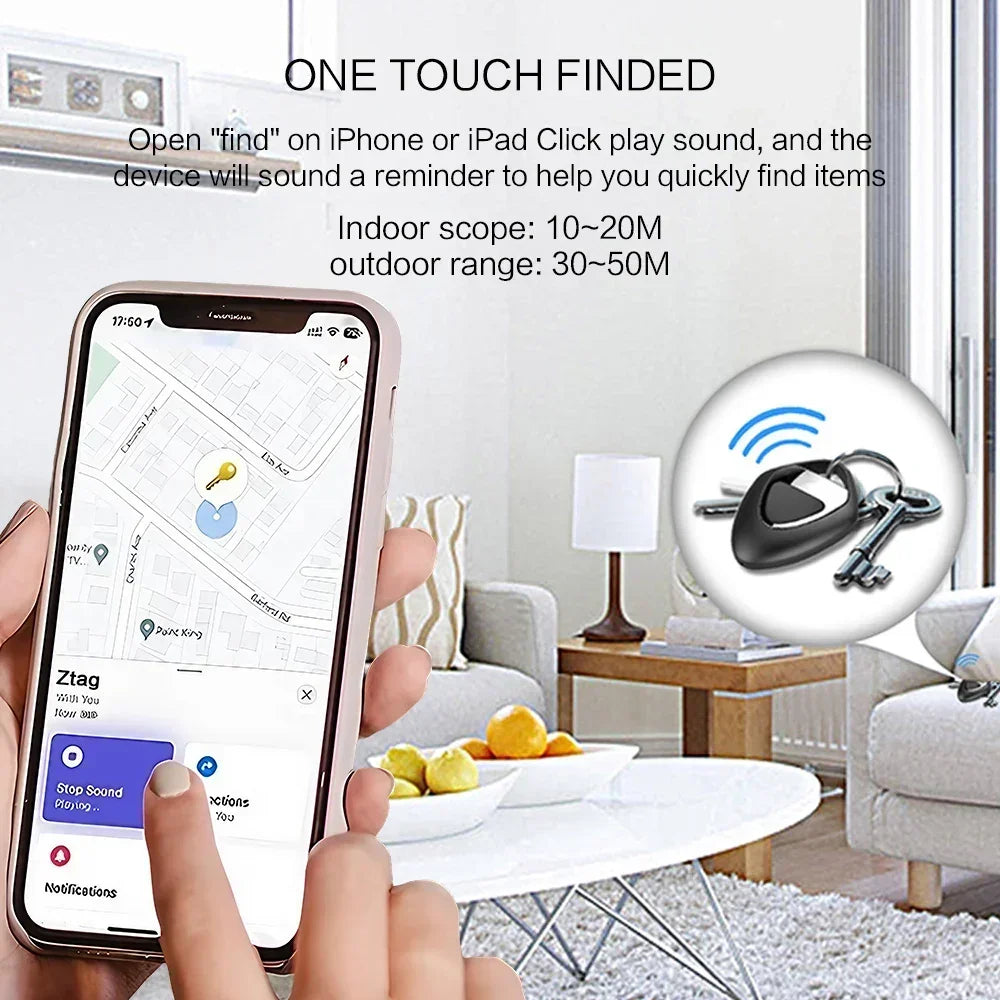 Waterproof Bluetooth Tracker for Keys Pets and Bags