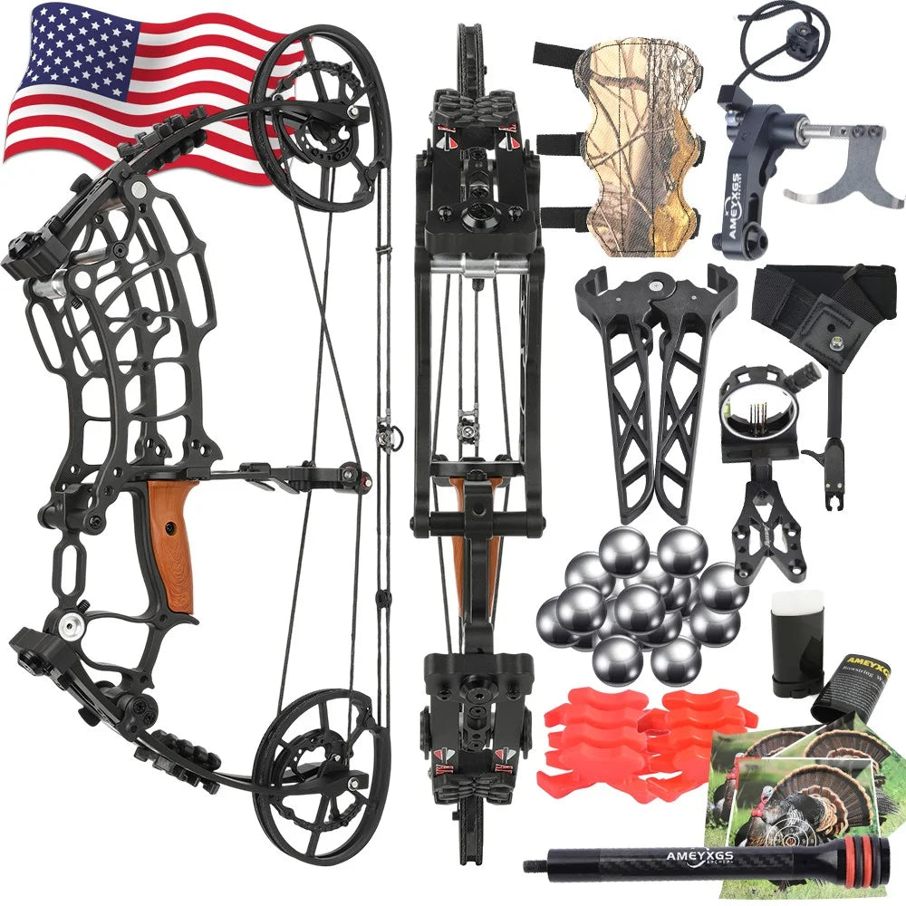 Professional Archery Compound Bow Optimized For Fast Velocity And Aim