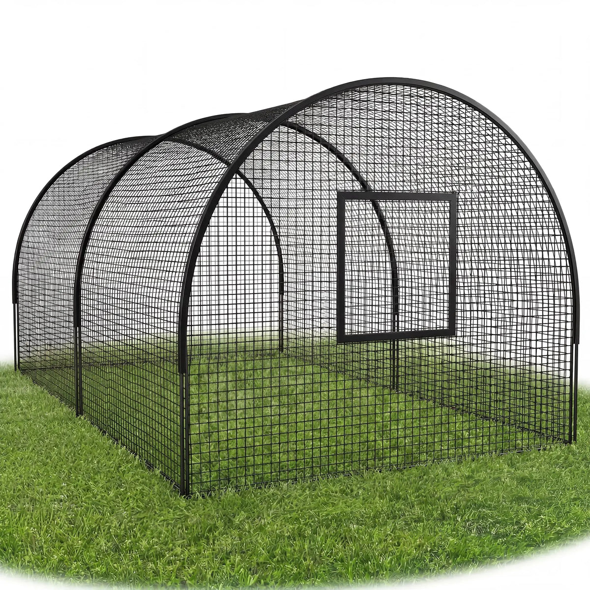 HiMISS Baseball Batting Cage With Frame And Net Outdoor Training