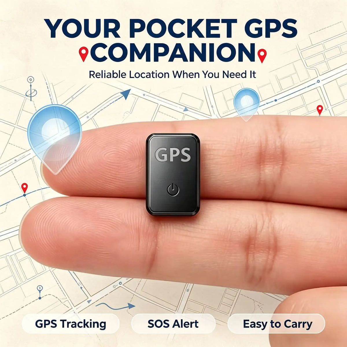 Magnetic GPS Tracker With Real Time Vehicle Alerts