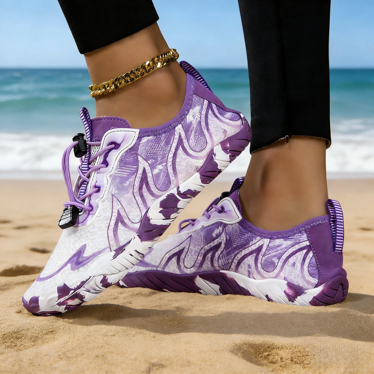 Quick Dry Barefoot Water Shoes With Non Slip Beach Grip