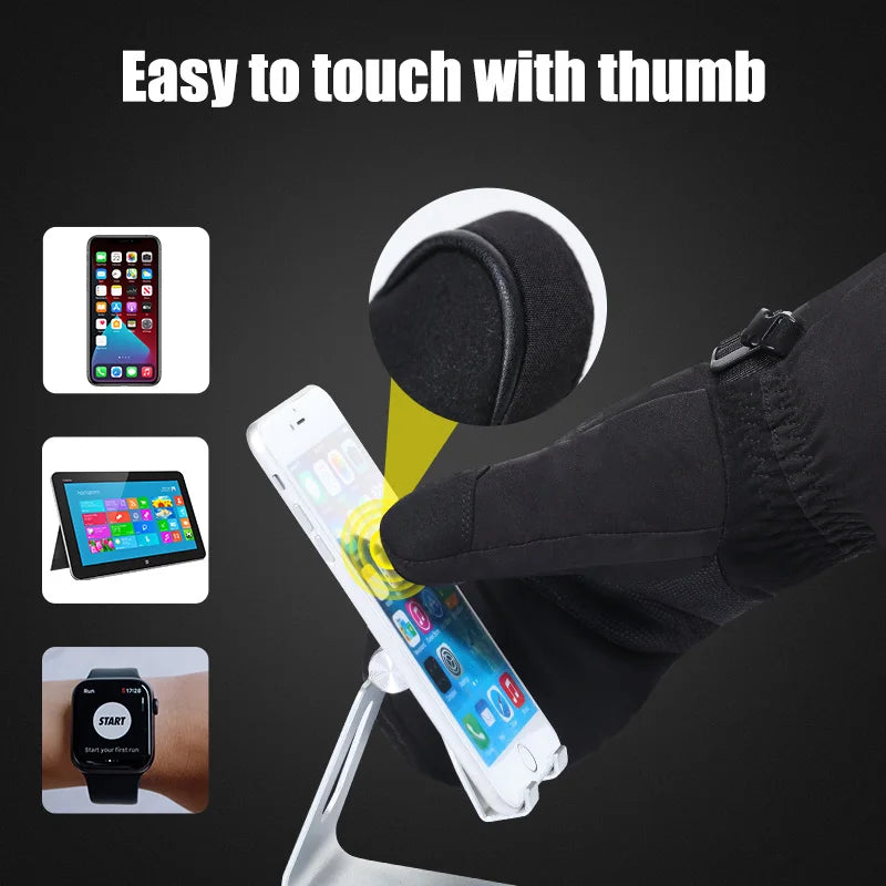Savior Heat Rechargeable Heated Winter Gloves With Windproof Feature