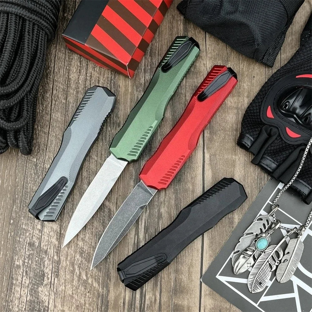 T6 Aluminum D2 Blade Outdoor Utility Knife For Camping EDC