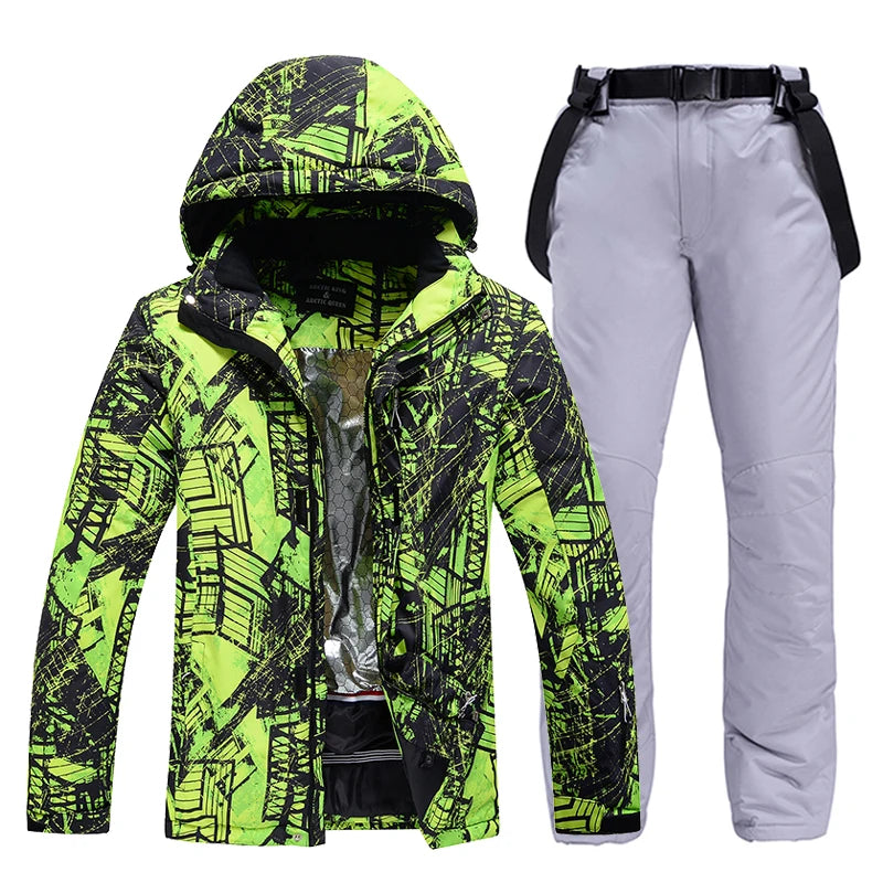 Arctic Queen Winter Snowboard Suit And Ski Jacket Set