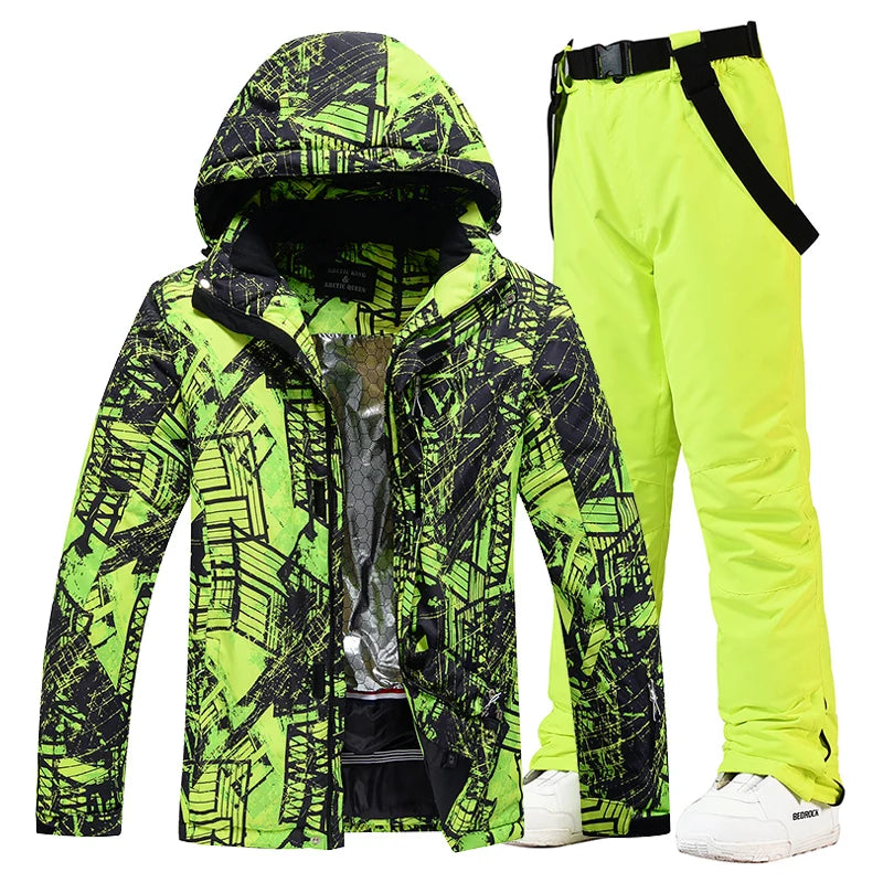 Arctic Queen Winter Snowboard Suit And Ski Jacket Set