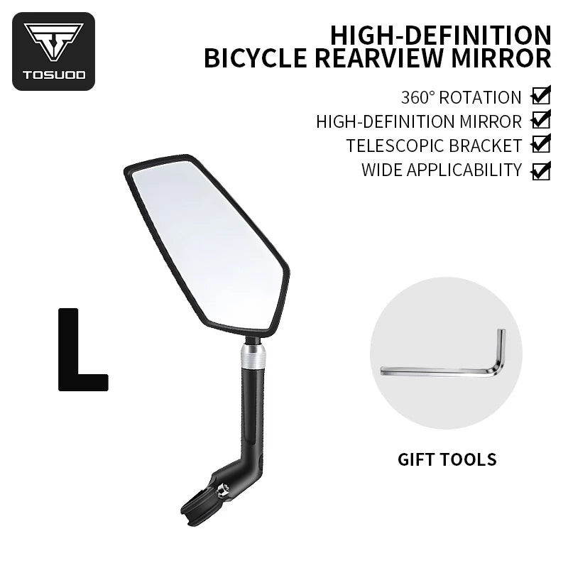 Tosud Adjustable Telescopic Mountain Bicycle Rearview Mirror