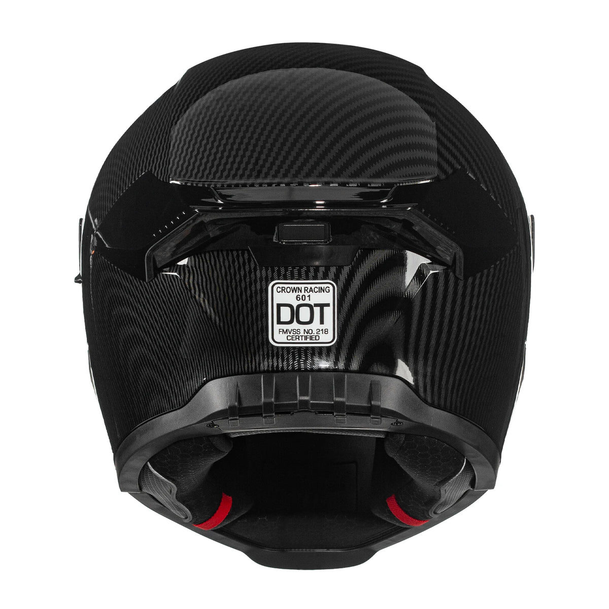 Crown Racing Full Face Motorcycle Helmet DOT Approved Dual Visor