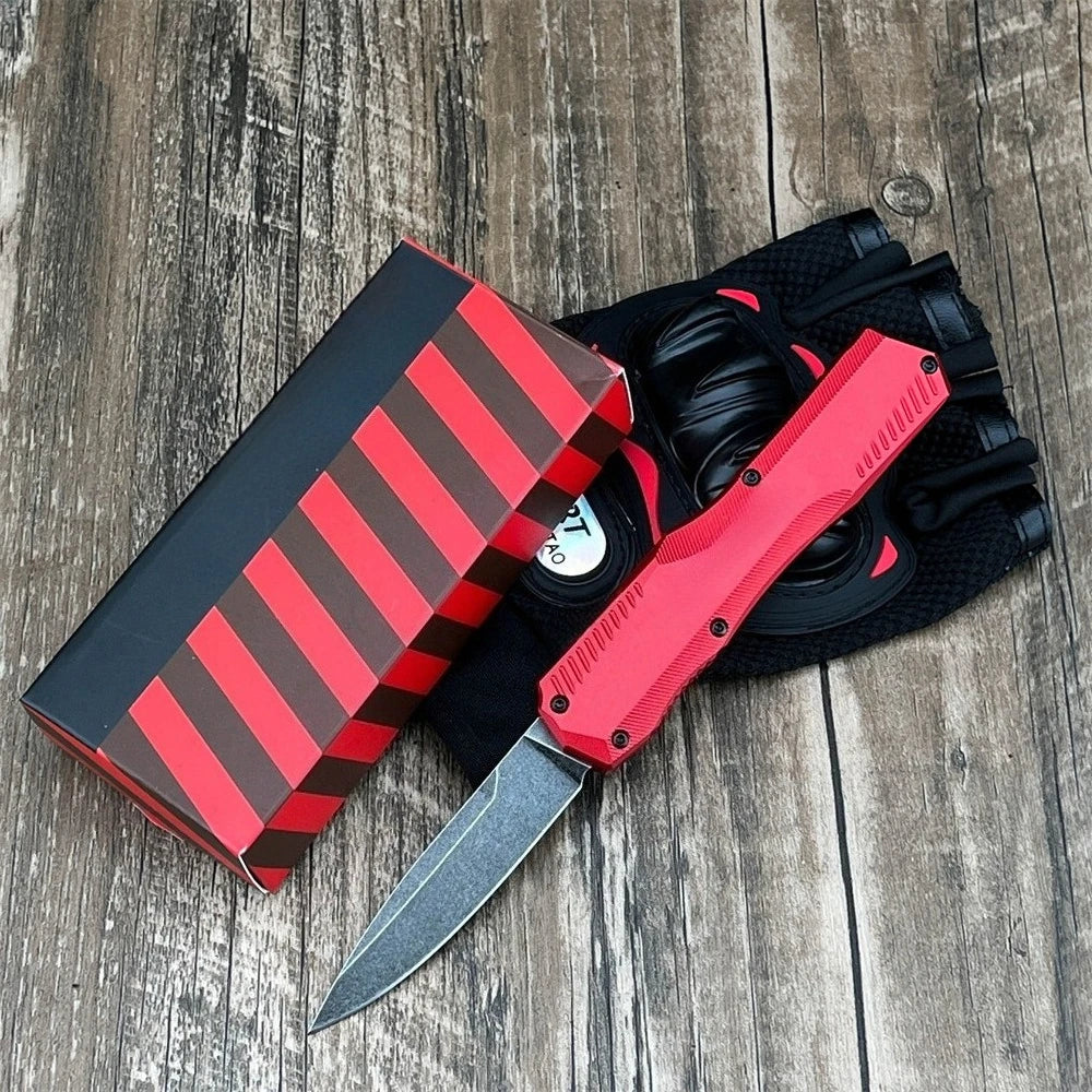 T6 Aluminum D2 Blade Outdoor Utility Knife For Camping EDC