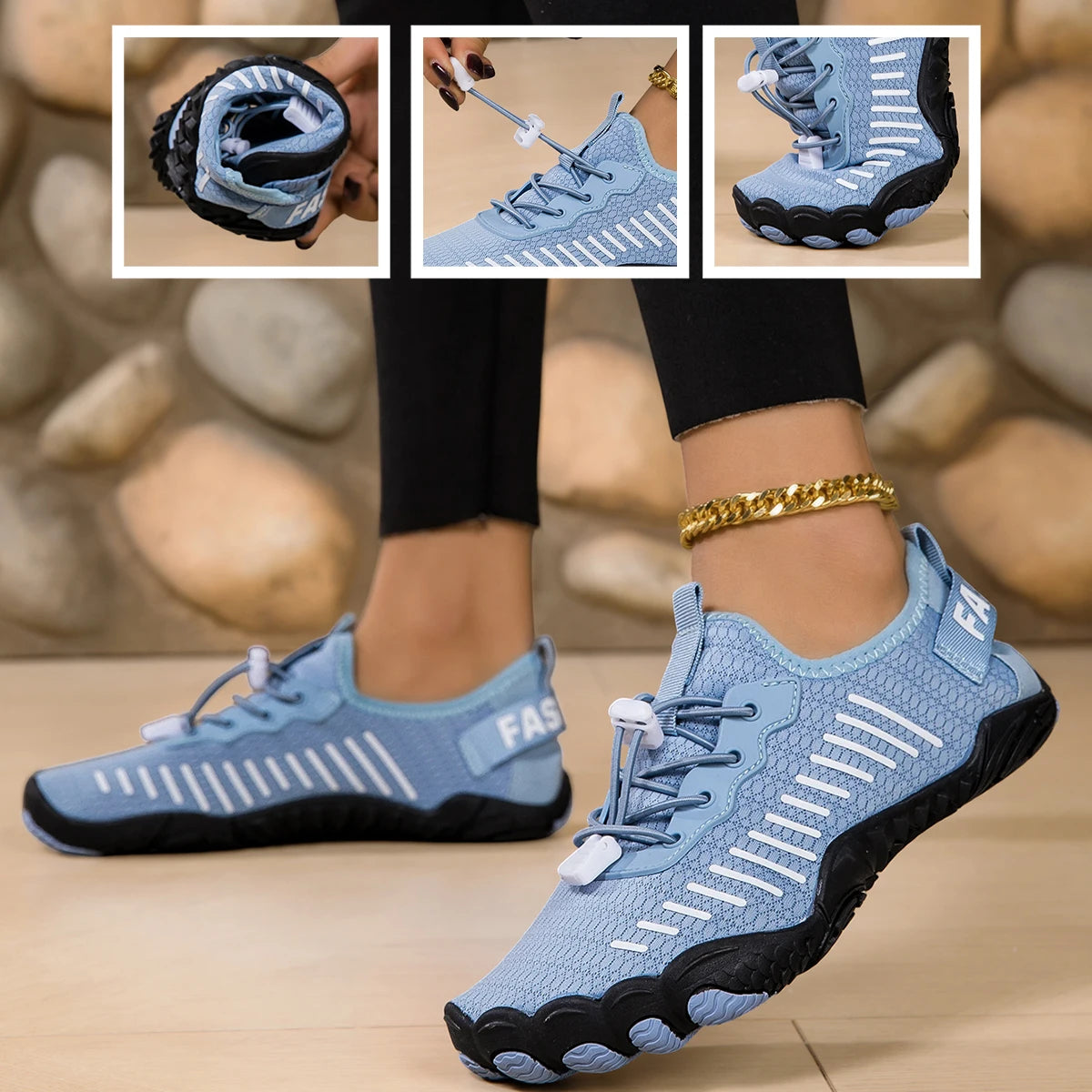Barefoot Water Shoes Quick Dry Non Slip Aqua Sneakers