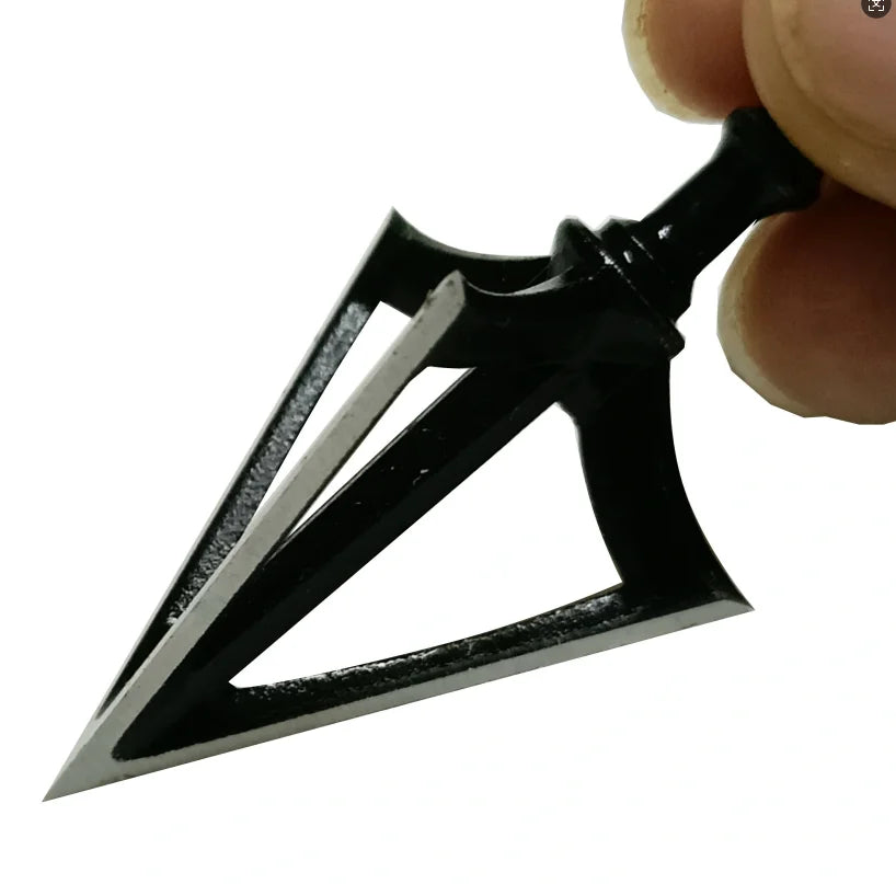 Stainless Steel 100 Grain 3 Blade Hunting Archery Broadhead