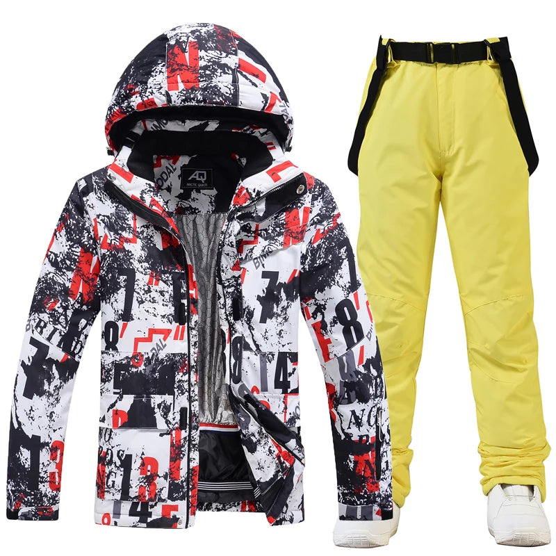 Arctic Queen Winter Snowboard Suit And Ski Jacket Set