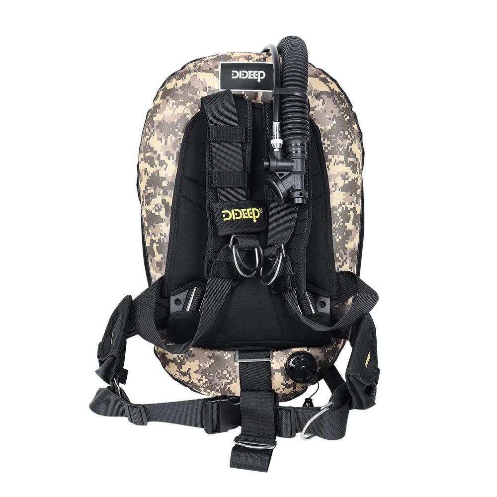 DIDEEP Donut Design Scuba Diving BCD Vest With Nylon Harness