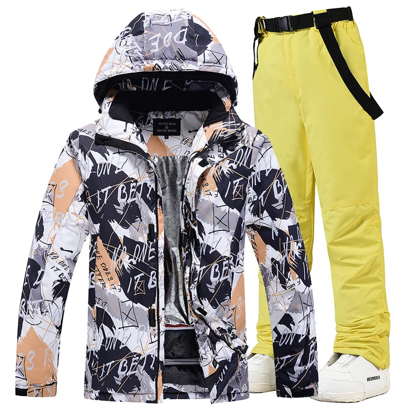 Arctic Queen Winter Snowboard Suit And Ski Jacket Set