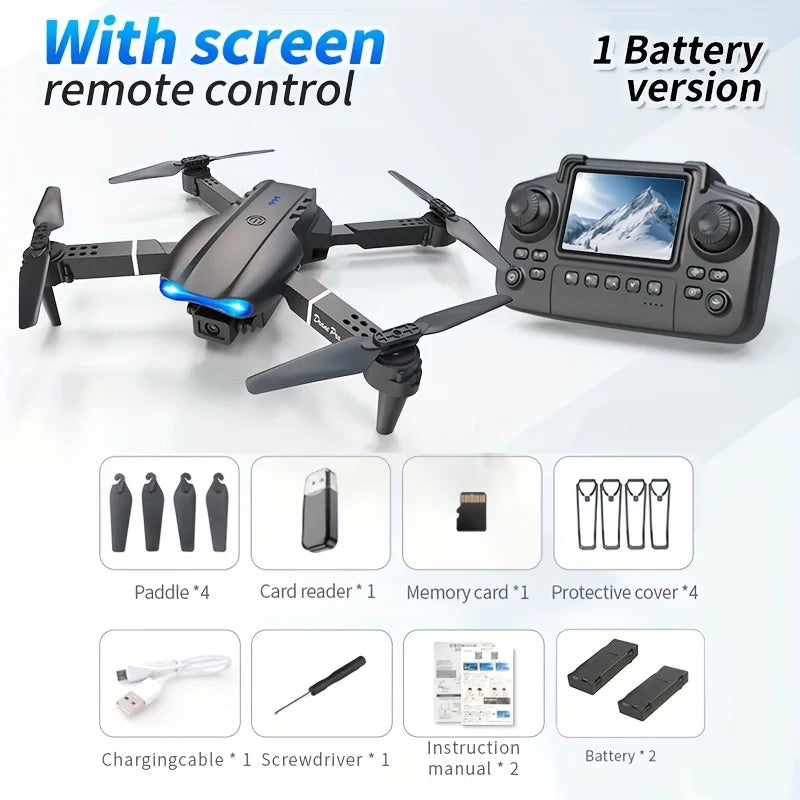 Compact Foldable Drone Featuring Dual Camera And Intelligent Return