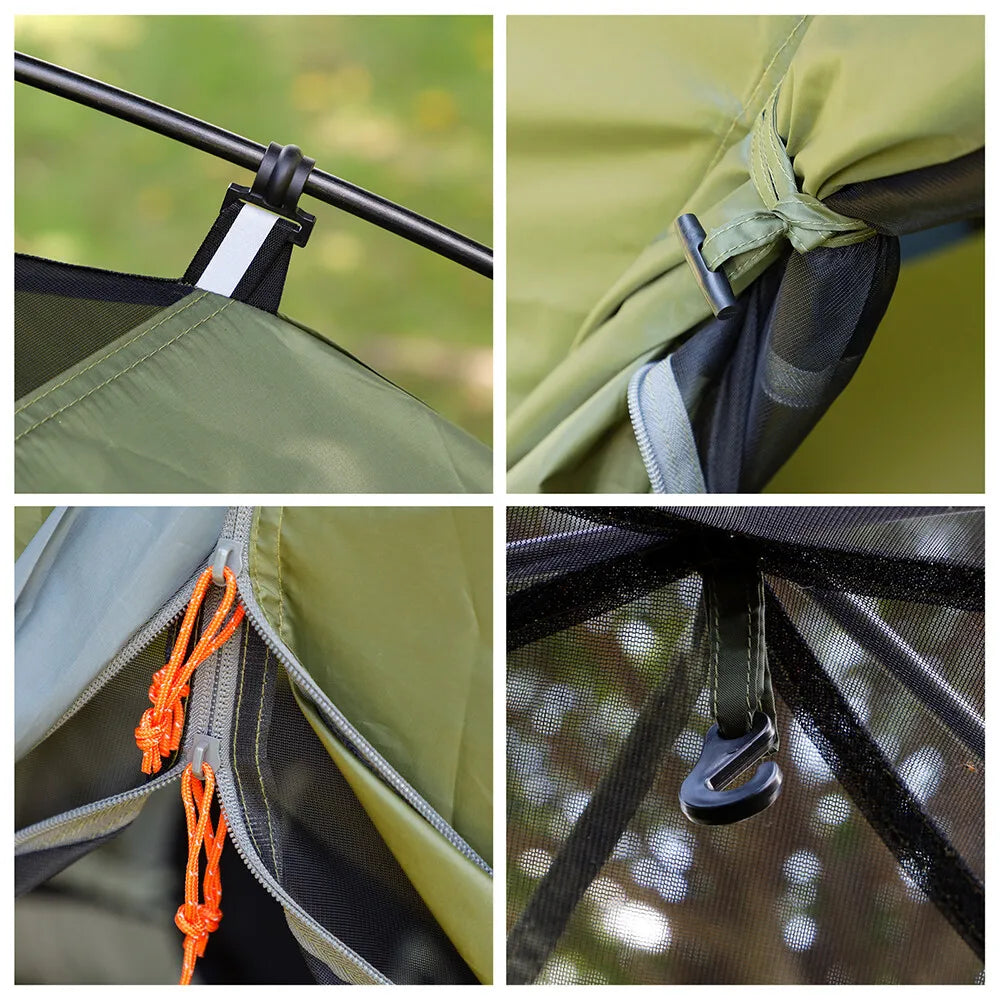 Night Cat Backpacking Camping Tent Easy Clip Setup Rainproof Lightweight