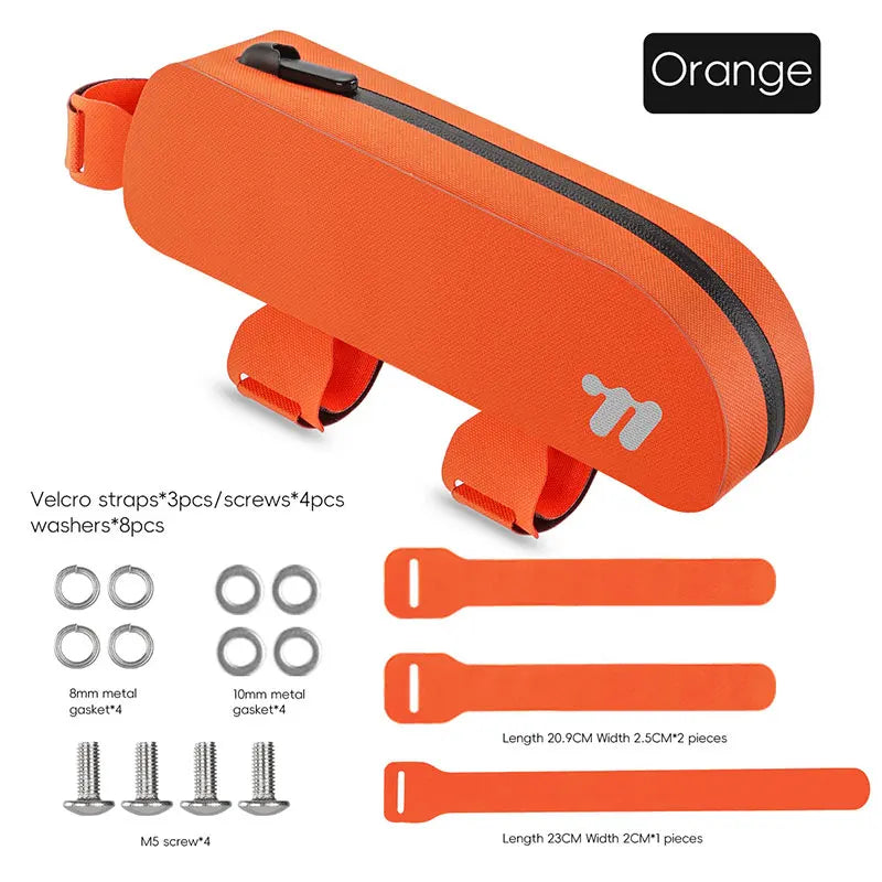 West Biking Waterproof Tpu Top Tube Cycling Storage Bag