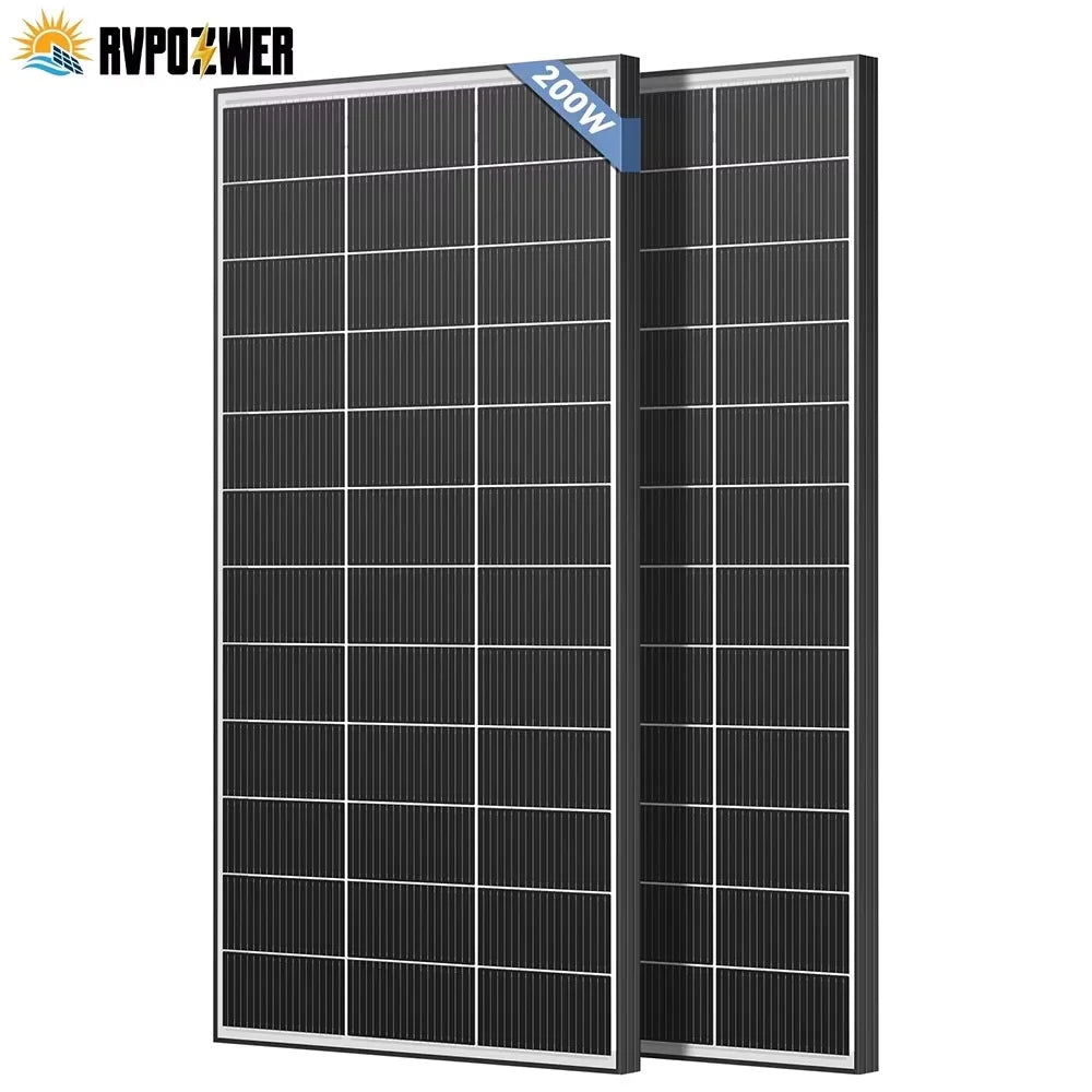 RVPOZWER Bifacial N Type Solar Panel for Off Grid Power